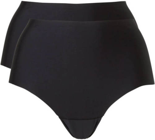 MAGIC Bodyfashion naadloze maxislip (set van 2) zwart