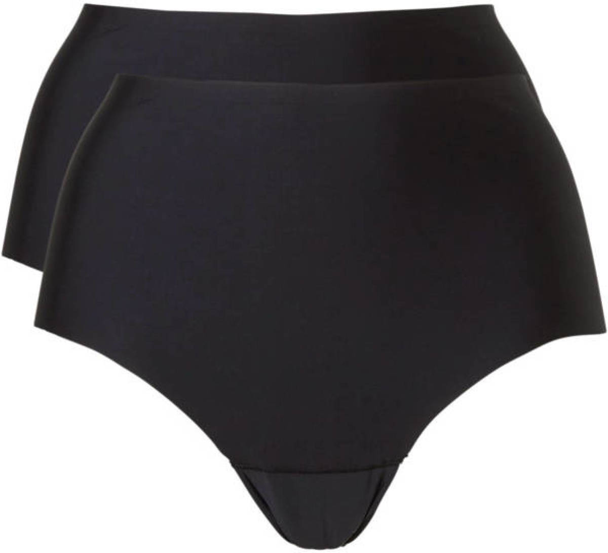 MAGIC Bodyfashion naadloze maxislip (set van 2) zwart
