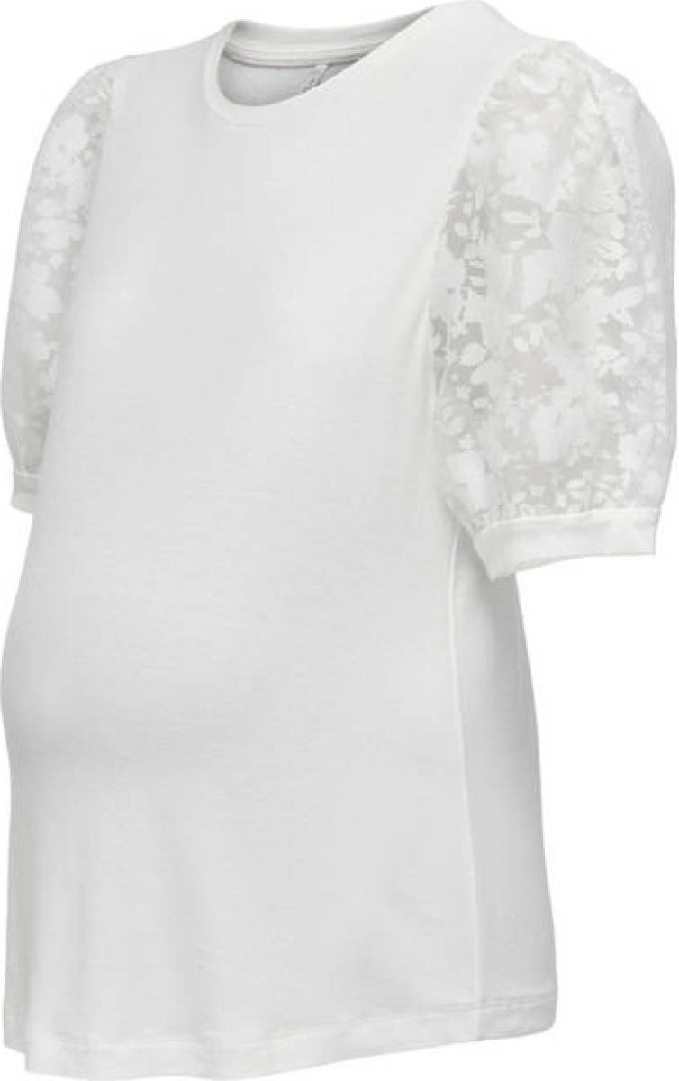 ONLY MATERNITY zwangerschapstop OLMALLIE wit