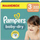 Pampers Baby-Dry Maat 3 (6kg - 10kg) - 222 luiers maandbox