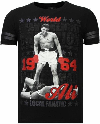 T-shirt Korte Mouw Local Fanatic  Greatest Of All Time Ali