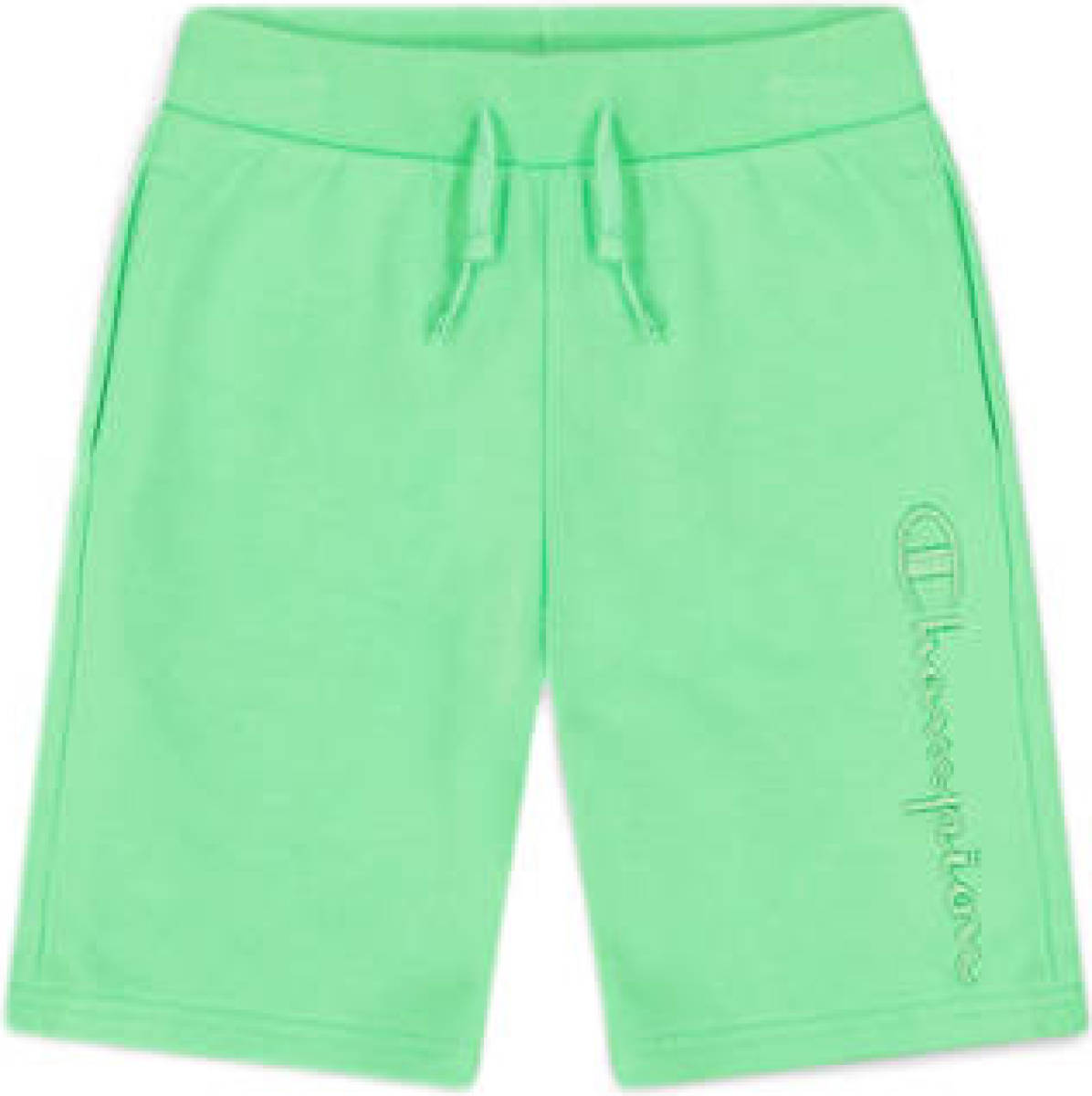 Champion regular fit short met logo groen