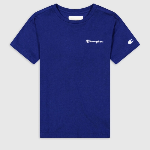 Champion T-shirt met logo kobaltblauw