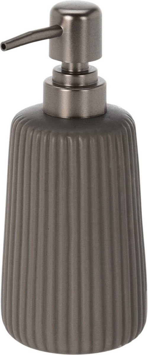 Items Zeeppompje/zeepdispenser Chocolade Bruin Van Keramiek 300 Ml - Zeeppompjes