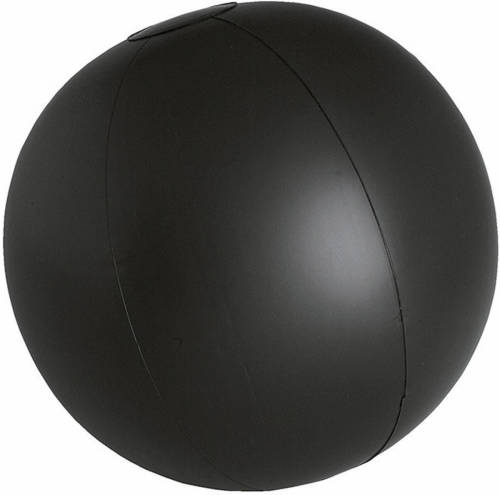 Trendoz Opblaasbare Zwembad Strandbal Plastic Zwart 28 Cm - Strandballen