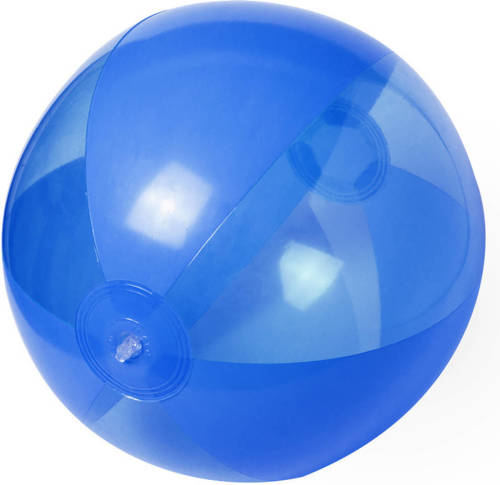 Trendoz Opblaasbare Strandbal Plastic Blauw 28 Cm - Strandballen