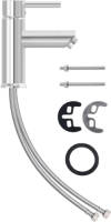 VidaXL Wastafelkraan 130x176 Mm Verchroomd