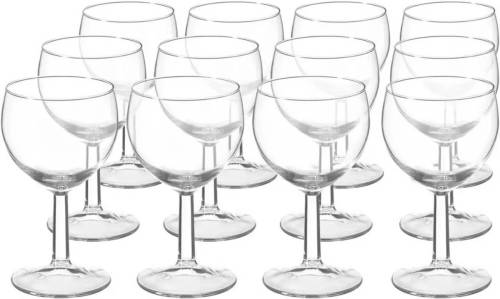 Secret de Gourmet Set Van 12x Wijnglazen Voor Witte Wijn Fiona 190 Ml Van Glas - Wijnglazen