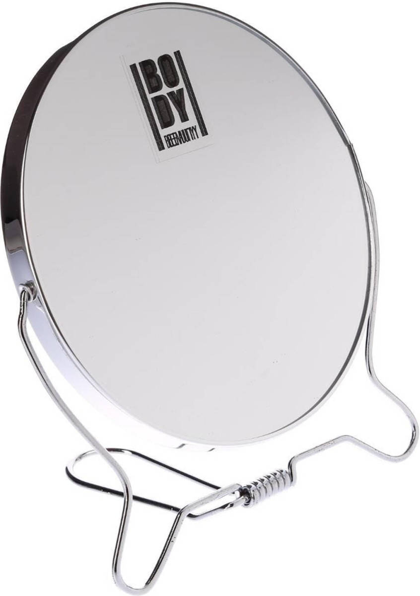 5five Dubbele Make-up Spiegel/scheerspiegel Op Standaard 14 Cm - Make-up Spiegeltjes