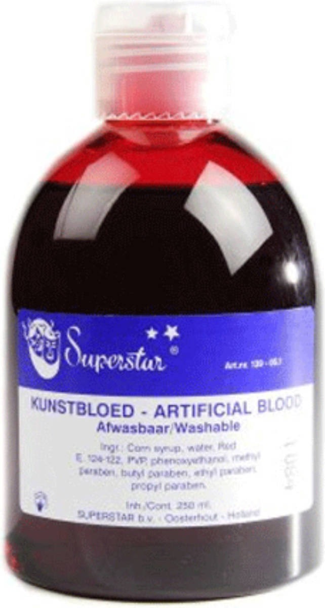 Superstar Halloween Fles Kunstbloed 250 Ml - Fopartikelen