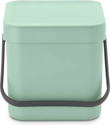 Brabantia Sort & Go Afvalemmer 6 Liter - Jade Green