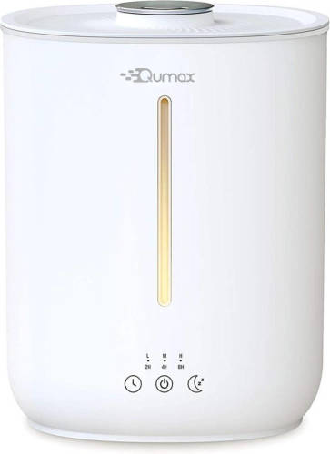 Qumax Luchtbevochtiger Met Aromatherapie - Humidifier - Vernevelaar - Verschillende Standen - Stil Ontwerp - 2,8l