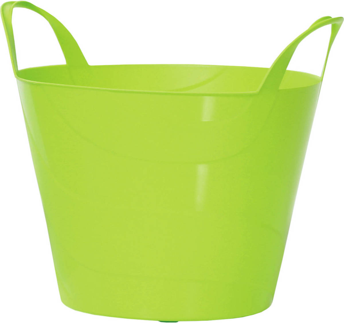 Prosperplast 1x Stuks Kunststof Flexibele Emmers/wasmanden/kuipen Groen 15 Liter - Wasmanden