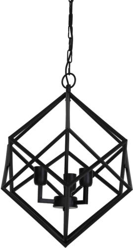 Light & Living - Hanglamp Drizella - 46x46x56 - Zwart