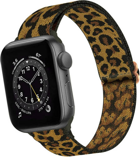 Basey Apple Watch 1-8 / Se - 42/44/45 Mm Bandje Stof Nylon Apple Watch Band Smart Watch Bandje