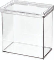 iDesign - Voorraadbus Met Deksel, 10.2 X 15.2 X 15.2 Cm, 1.5 L, Kunststof - iDesign The Home Edit