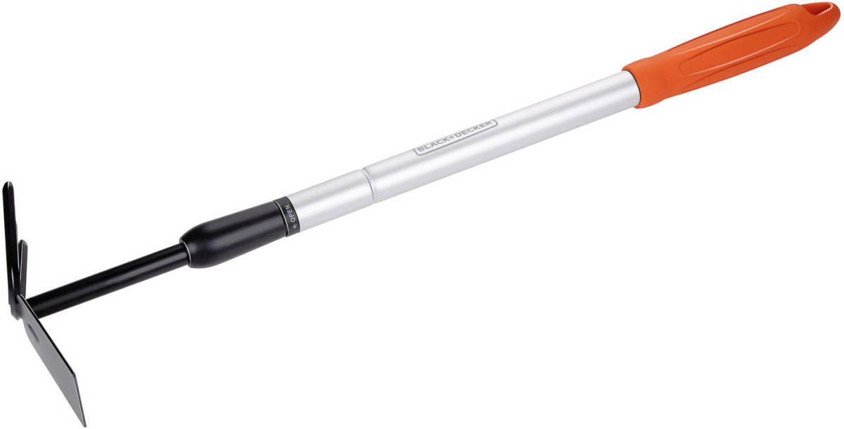 BLACK+DECKER Cultivator Met Schoffel - Tuinhark En Schoffel - In Lengte Verstelbaar 66-101cm - Kop Van Koolstofstaal
