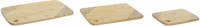 Snijplank DKD Home Decor Bamboe (24 X 33 X 1 Cm) (3 Pcs)