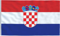 VidaXL Vlag Kroatië 90x150 Cm