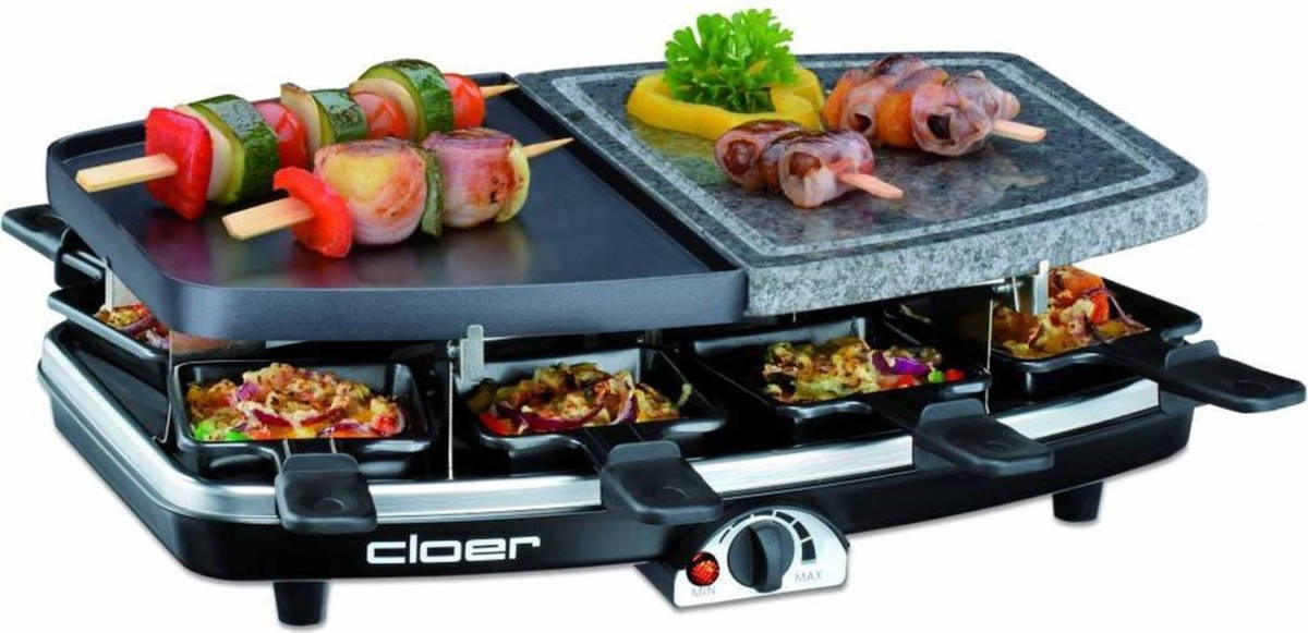 Cloer 6435 Steen-/raclettegrill