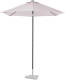 VONROC Parasol Torbole - Ø200cm - Premium Parasol Beige