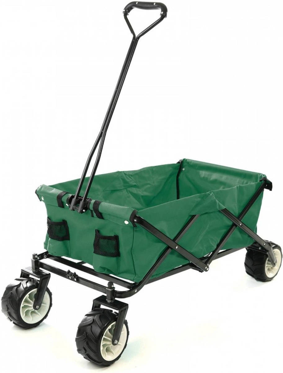 Samax Bolderkar, Transportkar, Opvouwbaar, Groen, Offroad