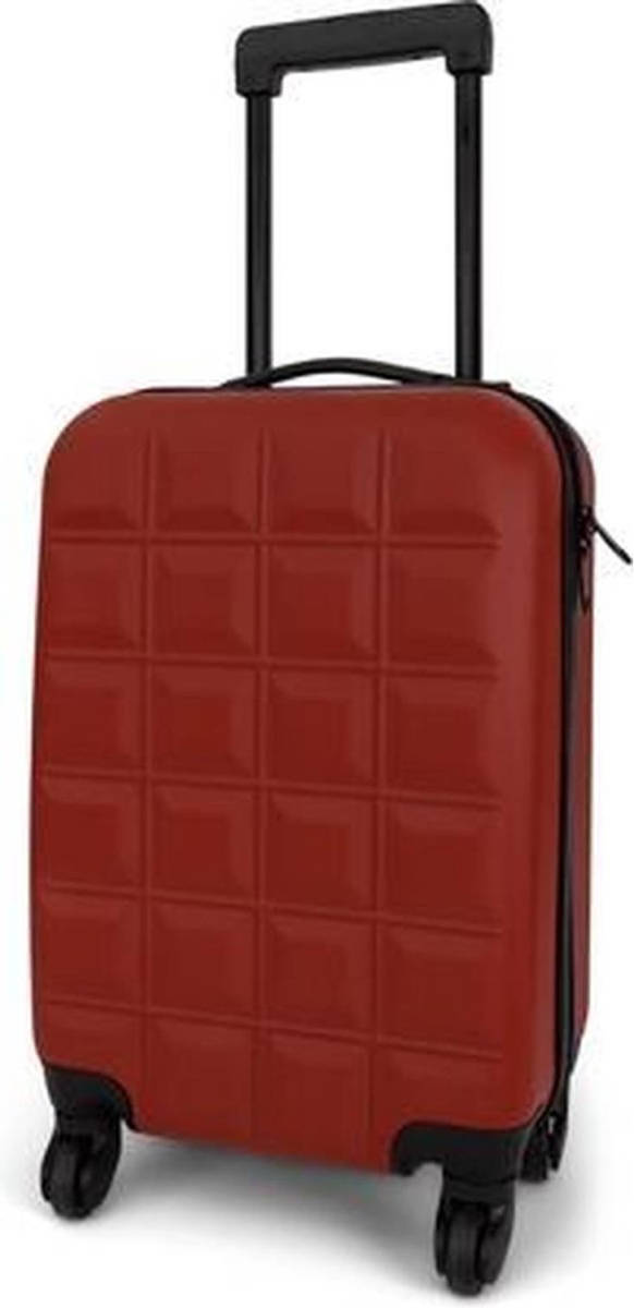 Norlander Squared Handbagagekoffer 37l - Reiskoffer Trolley - Eco Rpet - Rood