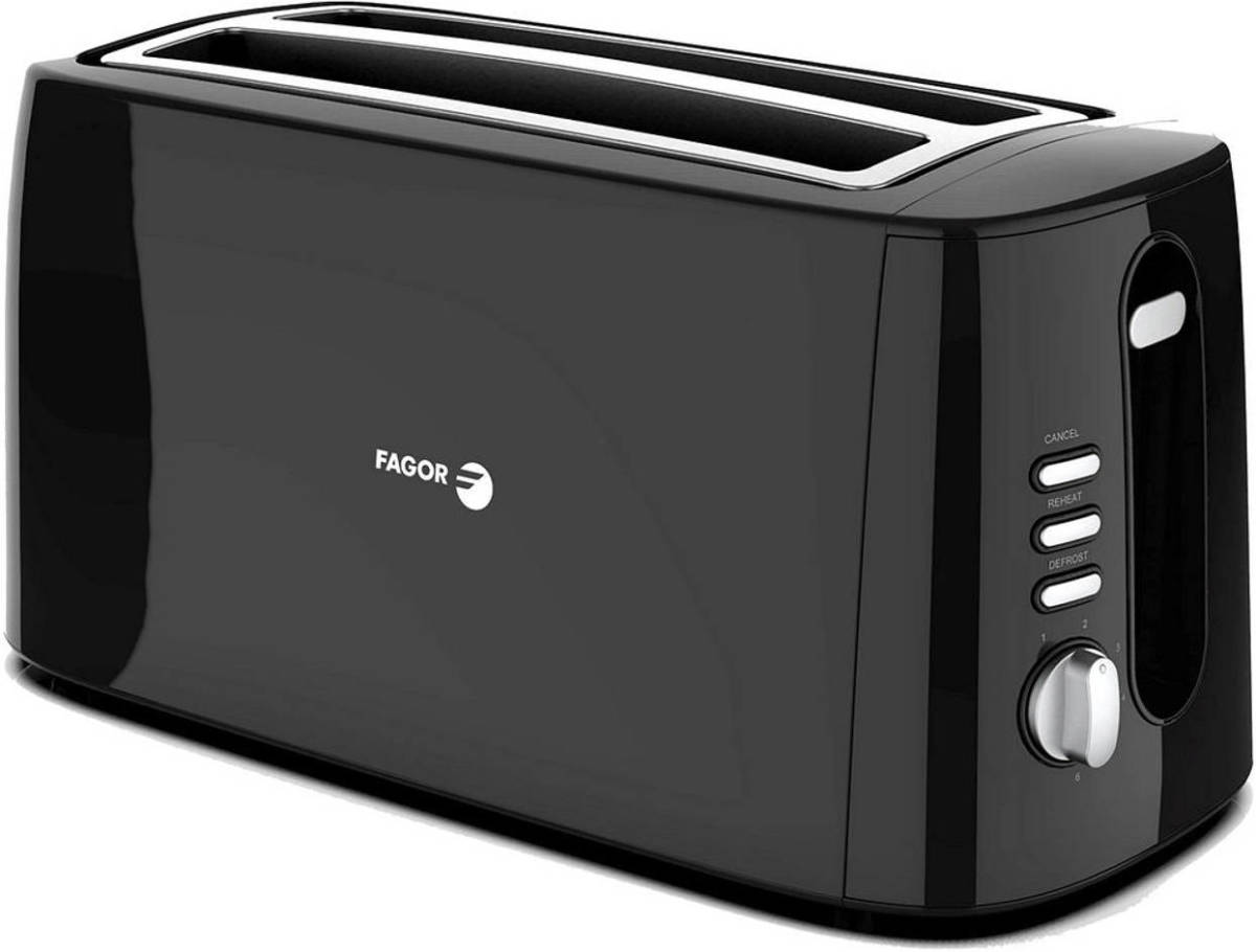 Broodrooster Fagor Zwart 1550 W