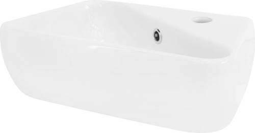 ML-Design Wastafel Vierkante Vorm 45x27x13 Cm Wit Keramisch Ml Design