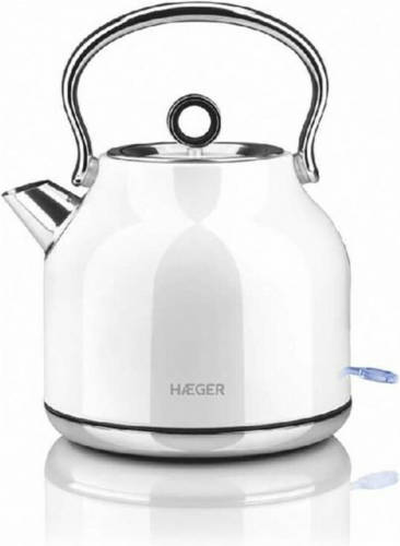 Water- En Theekoker Haeger Art Deco White 1,7 L 2200w