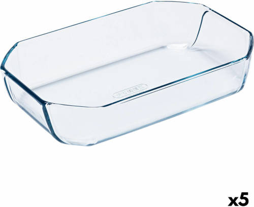 Ovenschaal Pyrex Inspiration Rechthoekig 30 X 20 X 6,45 Cm Transparant Glas (5 Stuks)