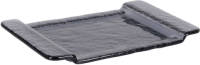 Bigbuy Home Dienblad Zwart Glas 26,5 X 16 Cm