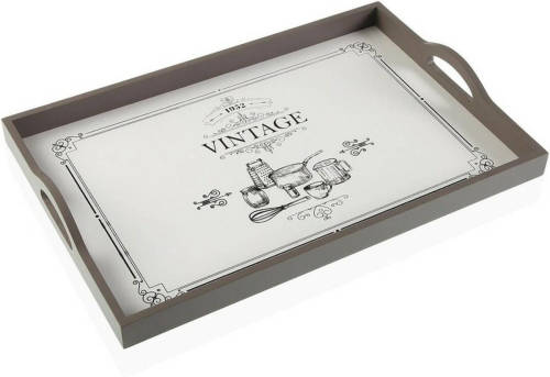 Versa Dienblad Adele Vintage Hout Mdf (30 X 5 X 45 Cm)