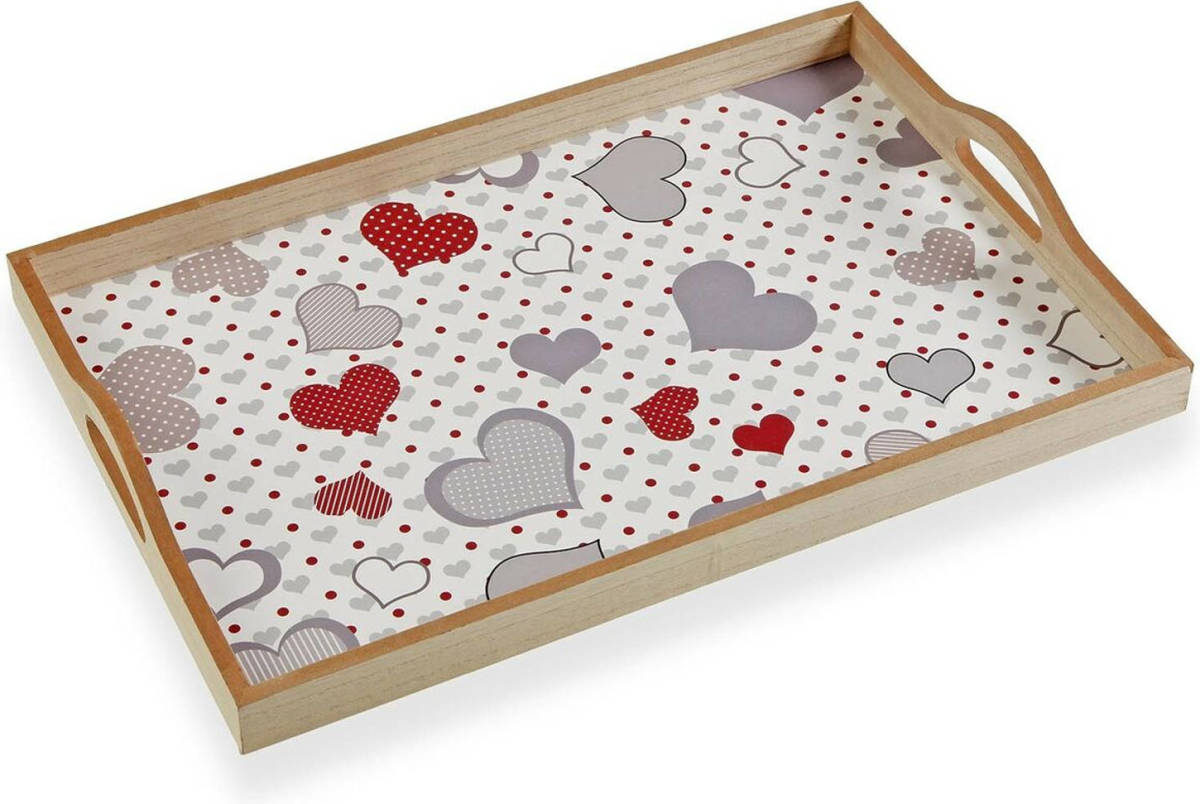 Dienblad Versa Hartjes Hout Mdf (30 X 5 X 45 Cm)