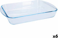 Ovenschaal Pyrex Classic Rechthoekig 35 X 23 X 6 Cm Transparant Glas (6 Stuks)