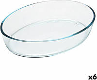 Ovenschaal Pyrex Classic Ovaalvormig 35 X 24 X 7 Cm Transparant Glas (6 Stuks)