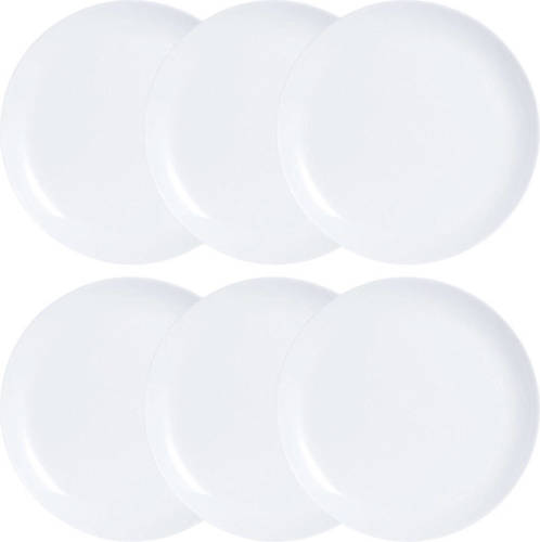 Bordenset Luminarc Diwali 6 Pcs Wit Glas