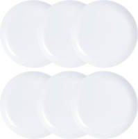 Bordenset Luminarc Diwali 6 Pcs Wit Glas