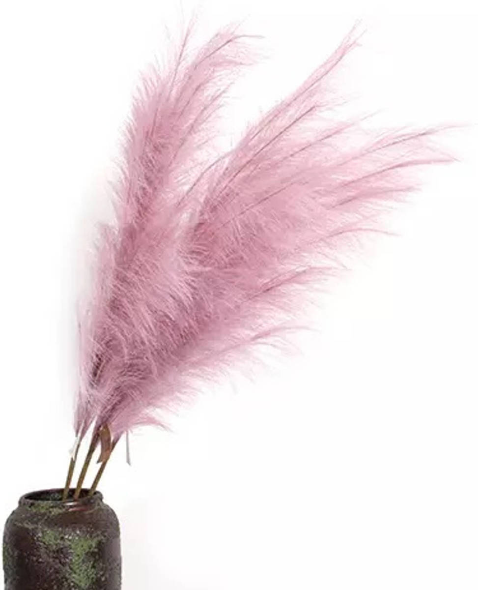 Buitengewoon de Boet Pampas Gras 60 Cm Oud Roze Kunstplant