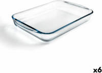 Ovenschaal Pyrex Classic Rechthoekig Transparant Glas 40 X 27 X 6 Cm (6 Stuks)