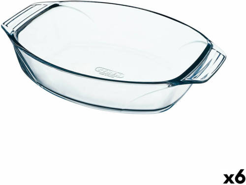 Ovenschaal Pyrex Irresistible Ovaalvormig 35,1 X 24,1 X 6,9 Cm Transparant Glas (6 Stuks)