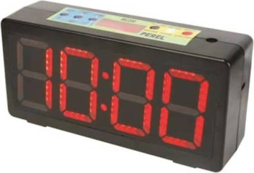 Perel Klok Met Timer Zwart