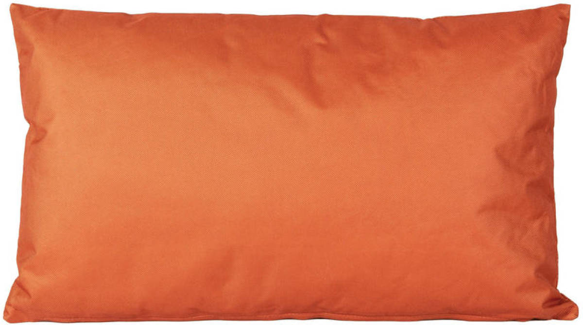 Anna's Collection 1x Bank/sier Kussens Voor Binnen En Buiten In De Kleur Oranje 30 X 50 Cm - Sierkussens