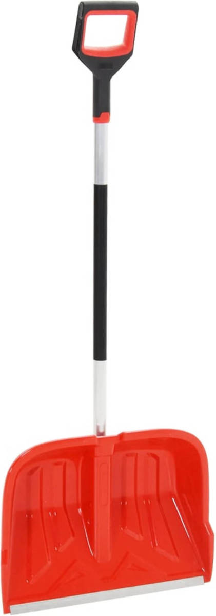 VidaXL Sneeuwschep 136 Cm Aluminium Rood