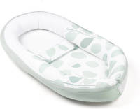 Doomoo Cocoon Babynestje Leaves Aqua Green