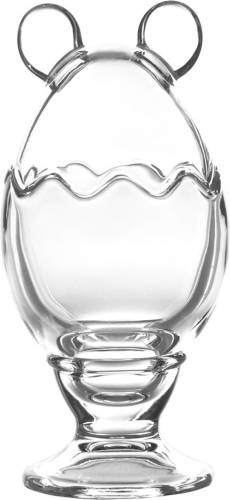 Clayre & Eef Glazen Potje Ø 8x17 Cm Transparant Glas Rond Potje Voorraadpot Transparant Potje Voorraadpot