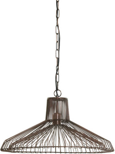 Light & Living - Hanglamp Kasper - 65x65x37 - Bruin