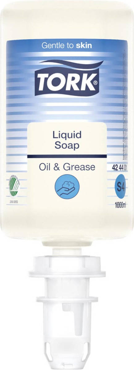 Tork Vloeibare Zeep Oil & Grease, S4 Premium, Flacon Van 1 Liter 6 Stuks