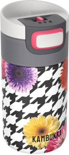 Thermosbeker/koffiebeker - 300 Ml - Lekvrij - 5 Uur Warm - Kambukka Thermosfles - Etna Floral Patchwork