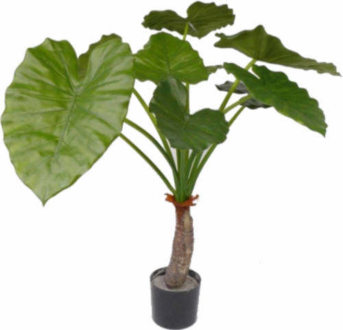 Shoppartners Kunst Alocasia Calidora 80 Cm - Kunstplanten